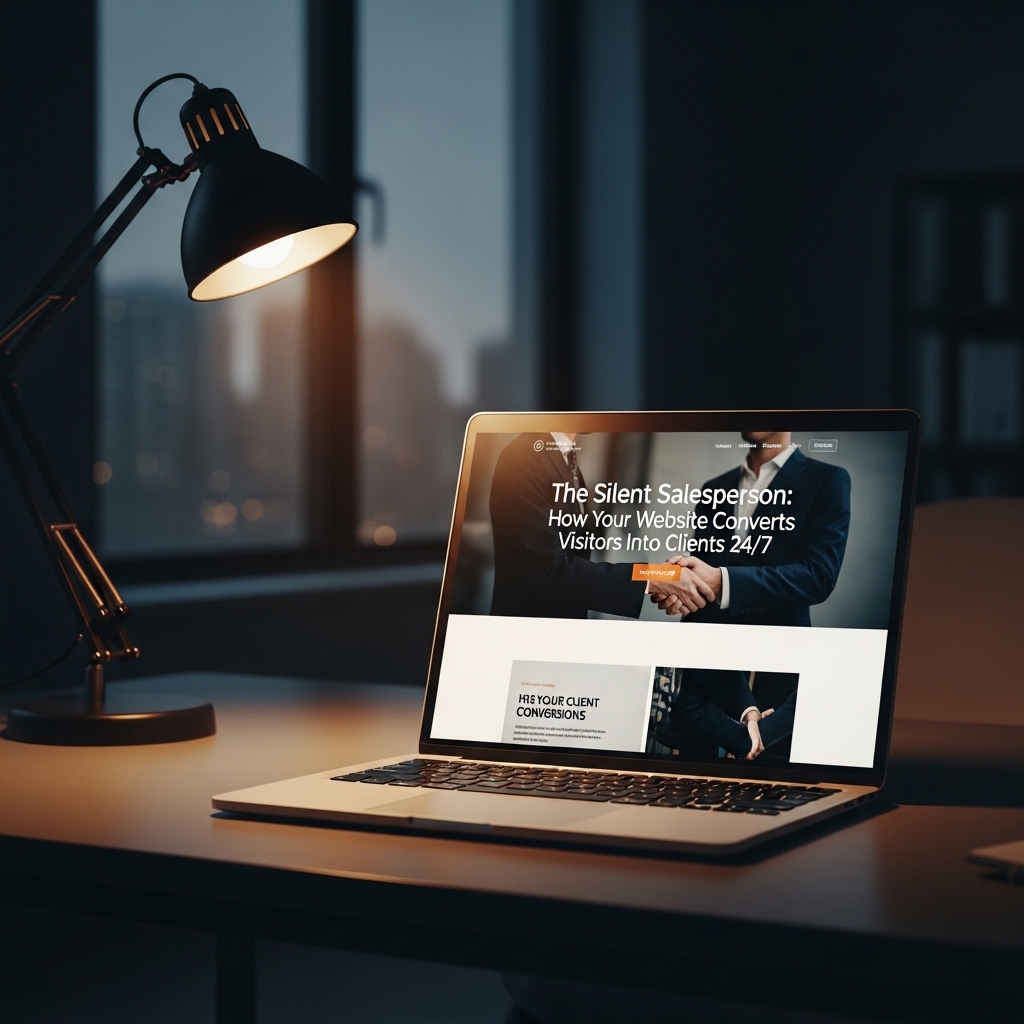 The Silent Salesperson: How Your Website Converts Visitors Into Clients 24/7