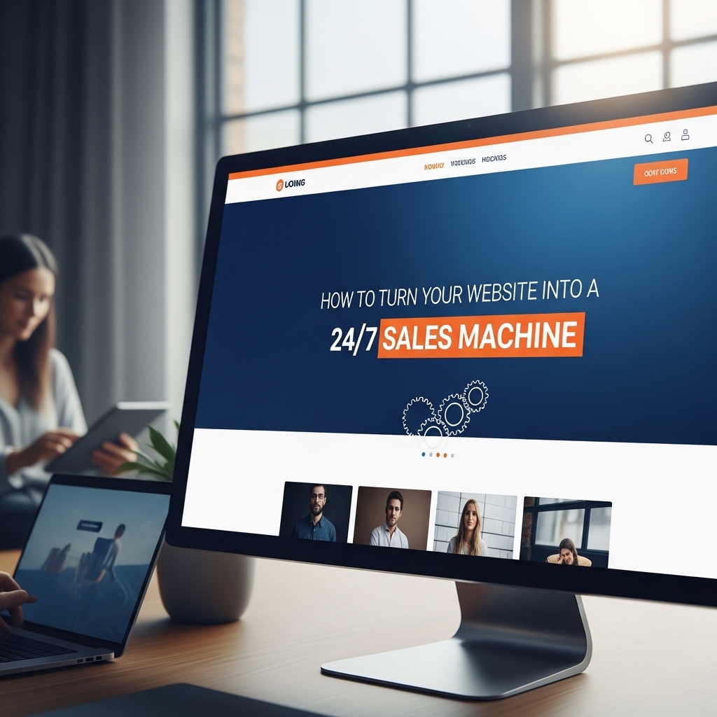 How to Turn Your Website Into a 24/7 Sales Machine