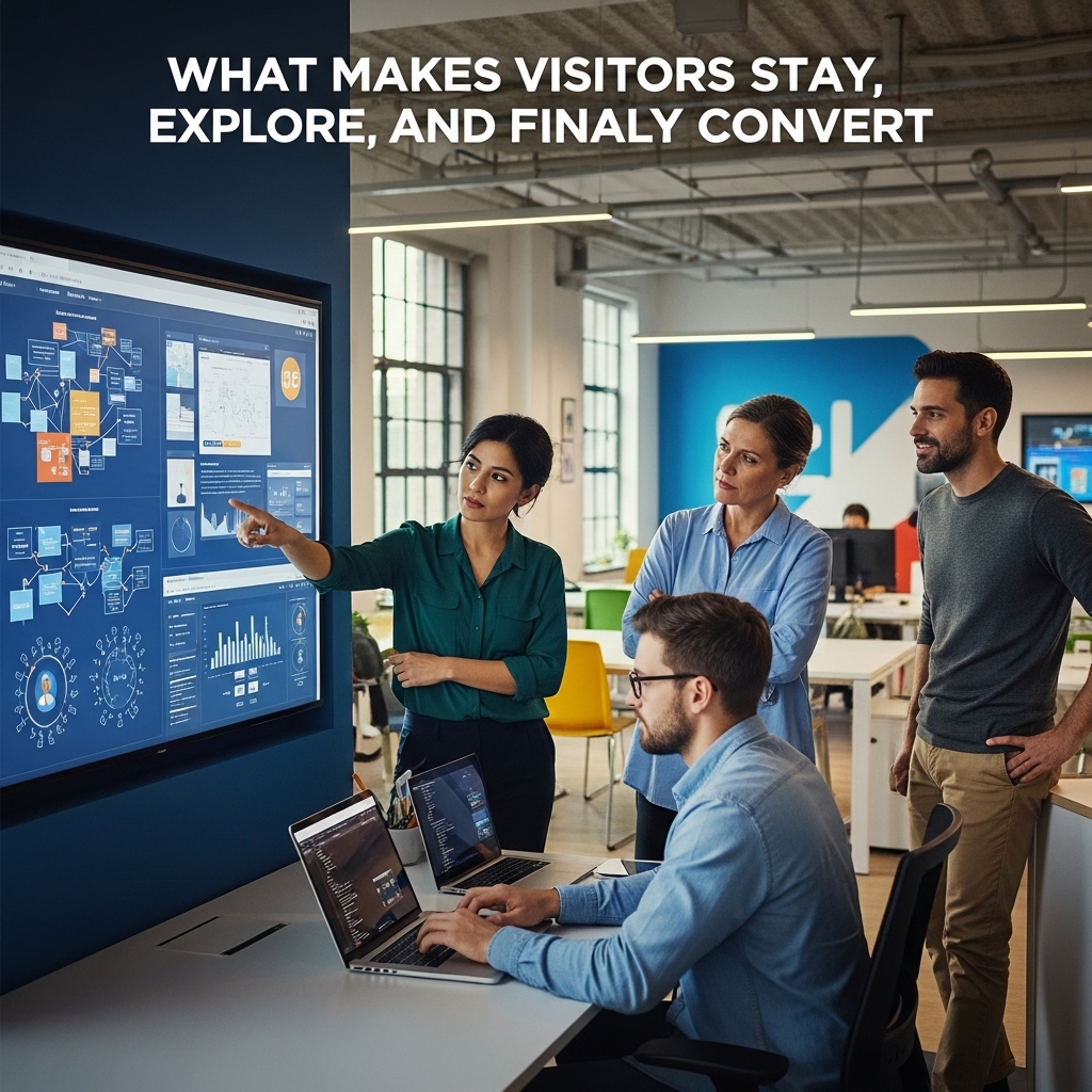 What Makes Visitors Stay, Explore, and Finally Convert
